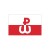 Flaga Polska Walcząca z białą kotwicą