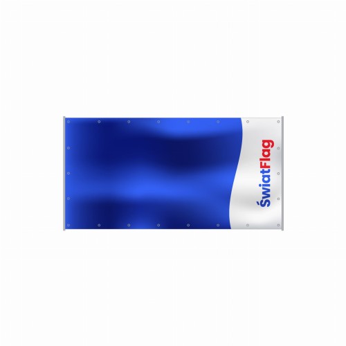 Baner na ogrodzenie budowlane w proporcjach