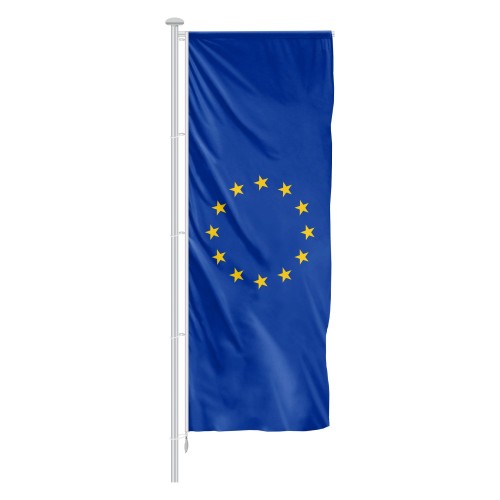 flaga unii europejskiej na maszcie flagowym aluminiowym