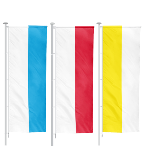 zestaw flag kościielnych pionowych maryjna polska i papieska