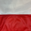 Polska flaga zszywana