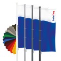 4 maszty flagowe w kolorach RAL
