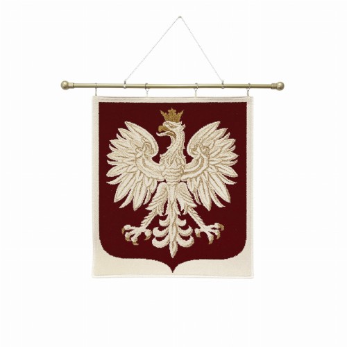 Gobelin z zawiesiem godło