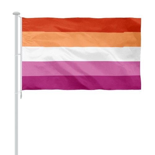 LGBT lesbijek pozioma na maszt