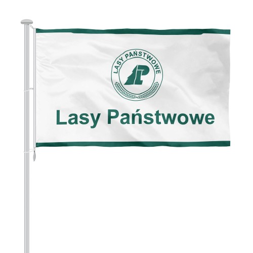 Lasy Państwowe pozioma na maszt