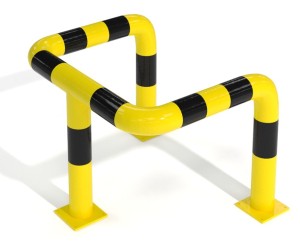 Odbojnica parkingowa do masztu flagowego żółta