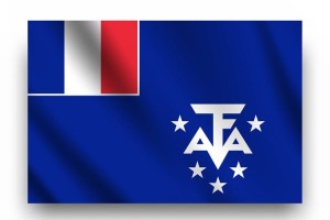 Flaga narodowa Francuska Ziemia Południowa i Antarktyczna