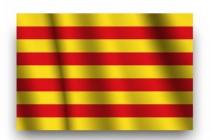 Flaga narodowa Katalonia