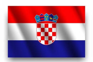 Flaga narodowa Chorwacja