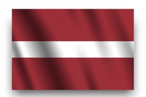 Flaga narodowa Łotwa