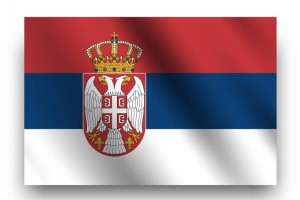 Flaga narodowa Serbia
